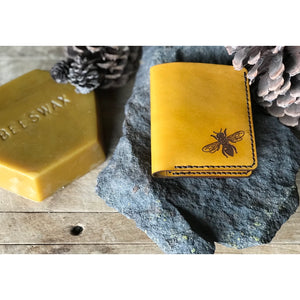 Bee Leather Bifold Wallet