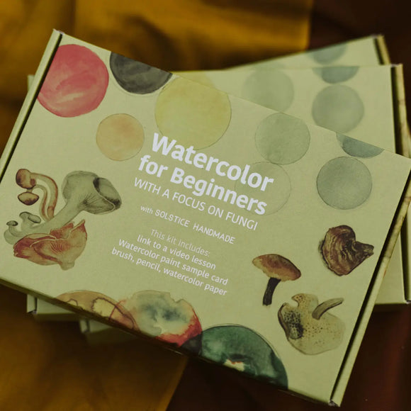 Beginner's Watercolor - Art Kit with Video Lesson