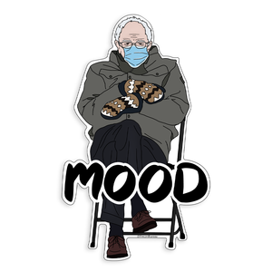 Bernie Sanders Mitten Sticker