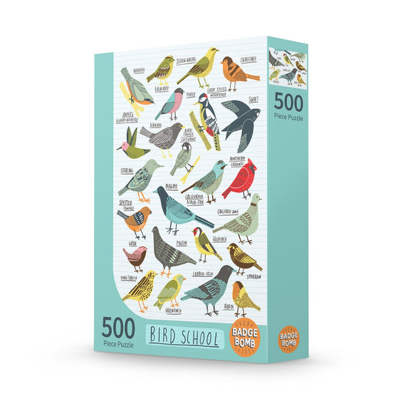 Bird School 500 Piece Puzzle