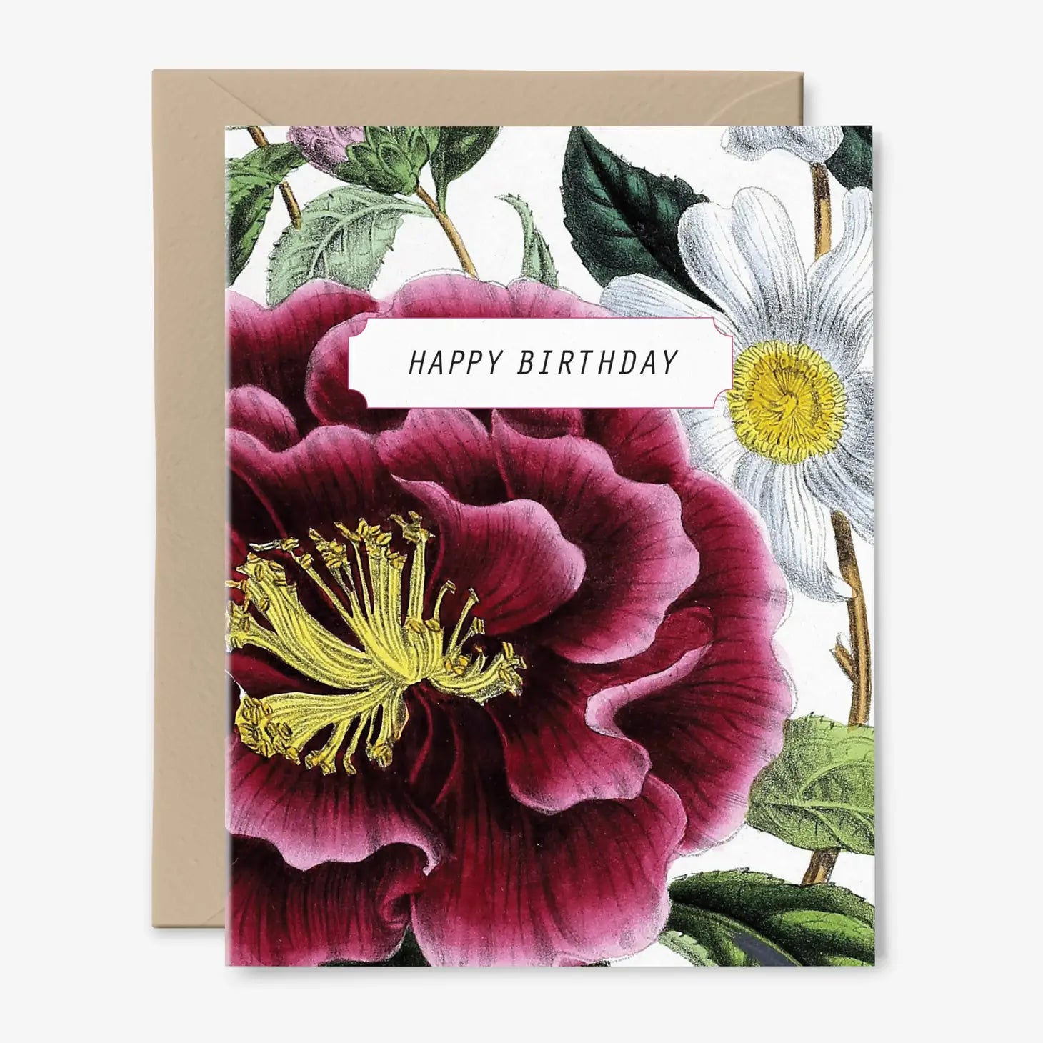 Birthday Blossom Card | Botanical Art