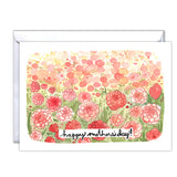 Blank Mother's Day Card - Dahlia Fields