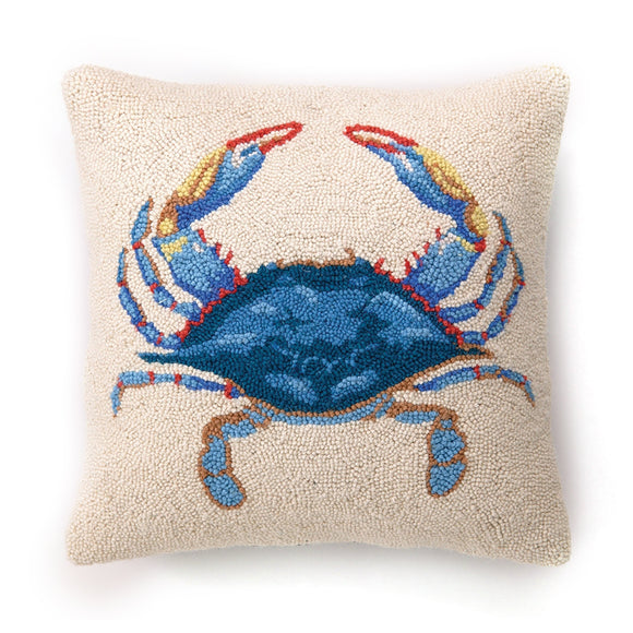 Blue Crab Hook Pillow (Pre Order)