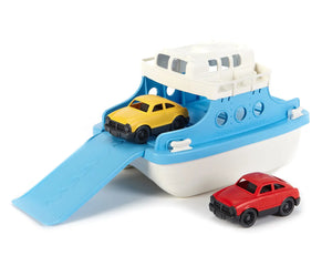 Blue and White Ferry Boat Toy