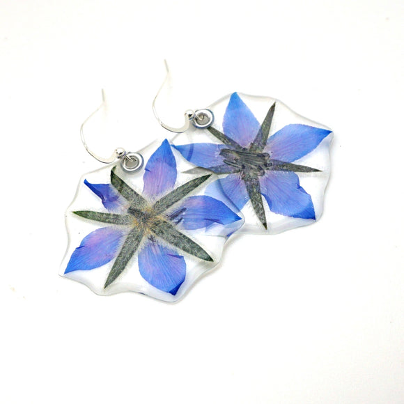 Borage Flower Earrings