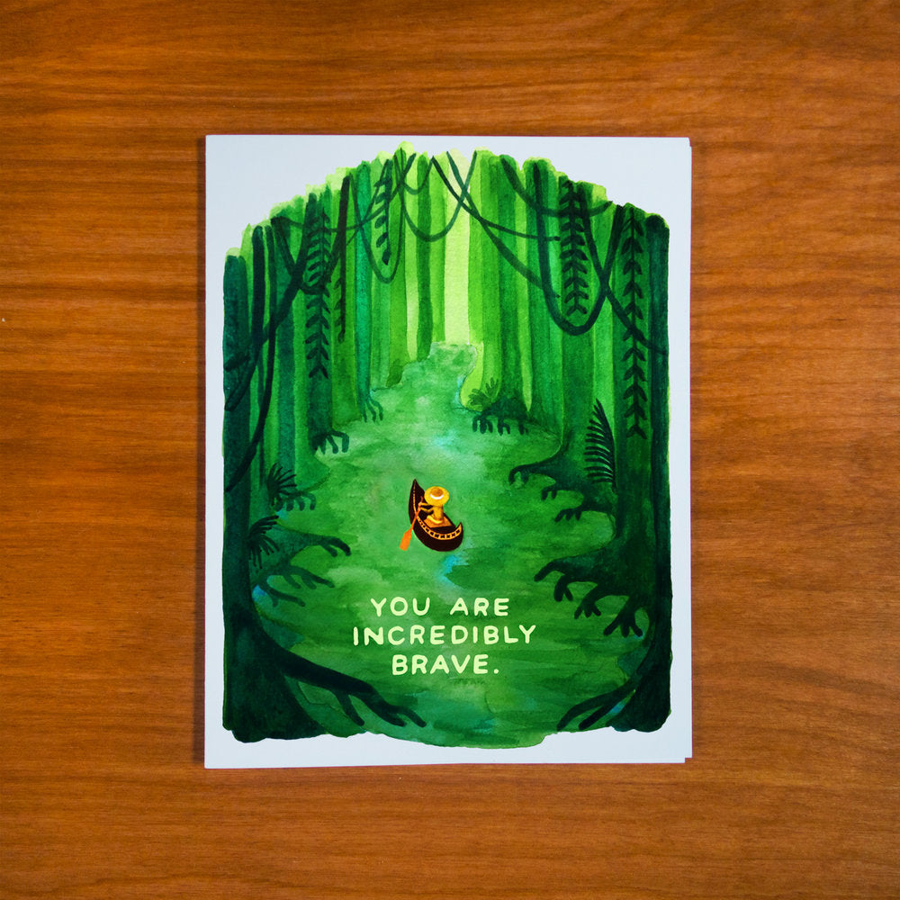 Brave Greeting Card