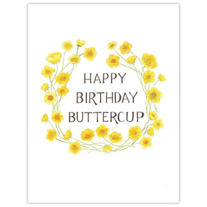 Buttercup Birthday Card