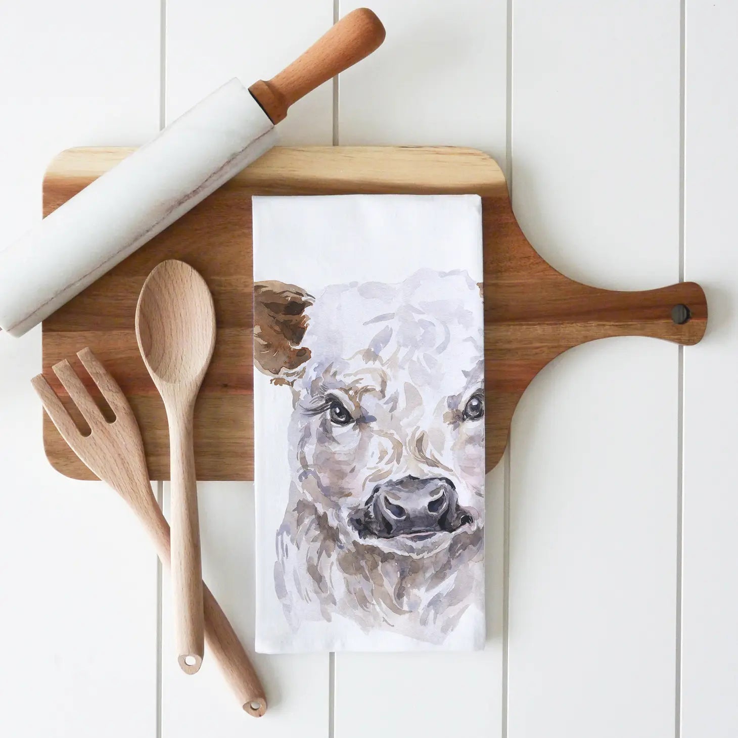 Calf Tea Towel