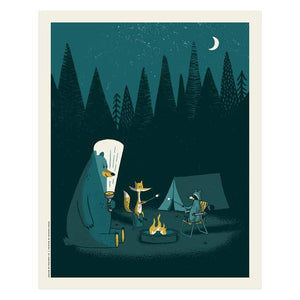 Camping Out Screen Print