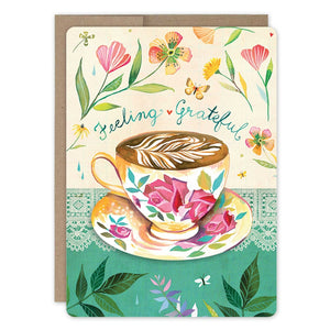 Cappuccino Thank You Card