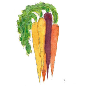 Carrots Greeting Card