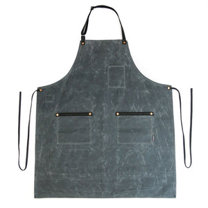 Charcoal Waxed Canvas Industry Apron