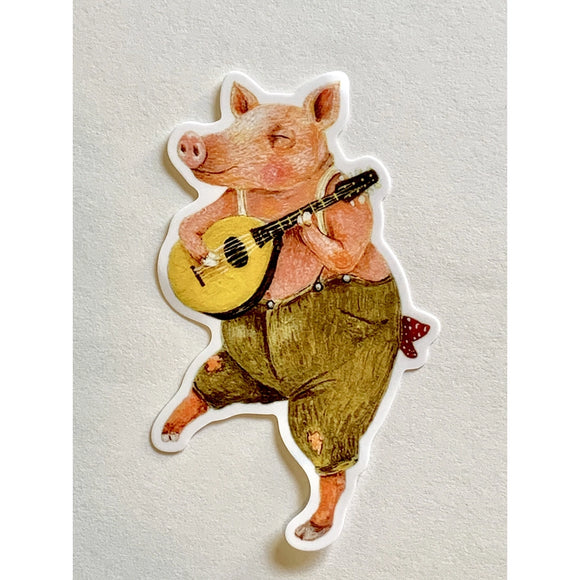 Clarence the Pig Sticker