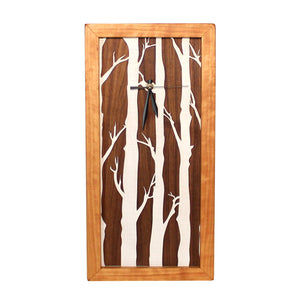 Birches Tall Box Clock