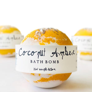 Coconut Amber Bath Bomb