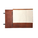 Cognac Leather Knife Roll (Pre Order)