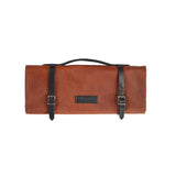 Cognac Leather Knife Roll (Pre Order)
