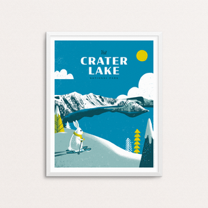 Crater Lake Screen Print