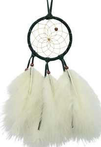 DC422  - Green Dream Catcher 2.5"
