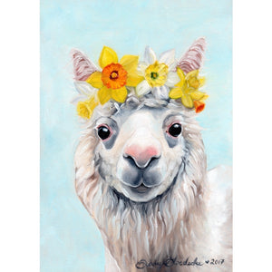 Daffodil Alpaca | Art Print