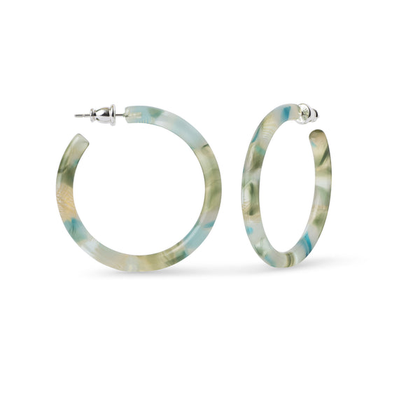40mm Thin Hoop Collection | Dew Drop