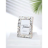 Mother-of-Pearl Picture Frame- Diamond Pattern