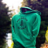 Bainbridge Island Tree Ring Hoodie | Heather Green