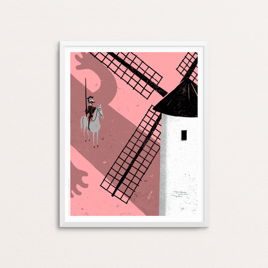 Don Quixote Screen Print