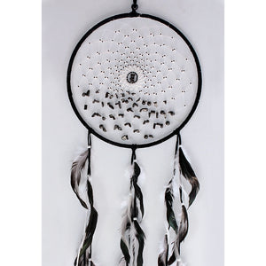9Dream Catcher - Beaded Black