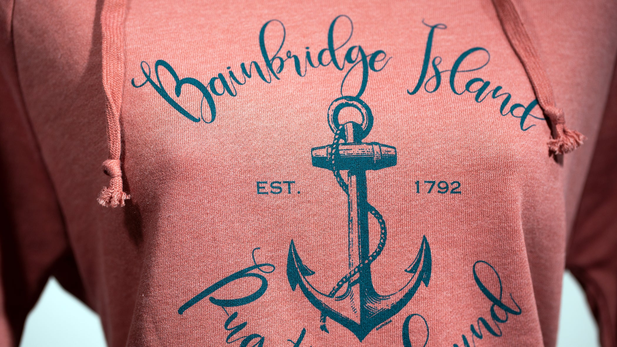 Bainbridge Island Hoodie - Puget Sound (Dusty Rose)