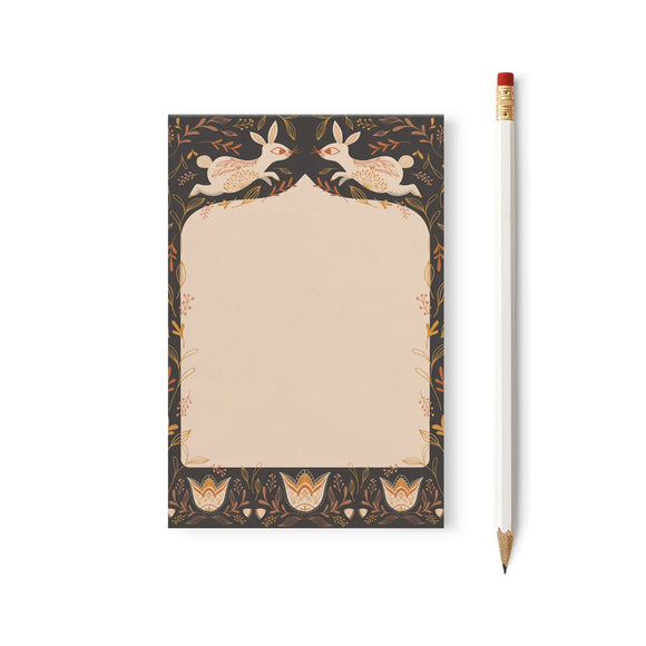 Fall Bunnies  Notepad: 4