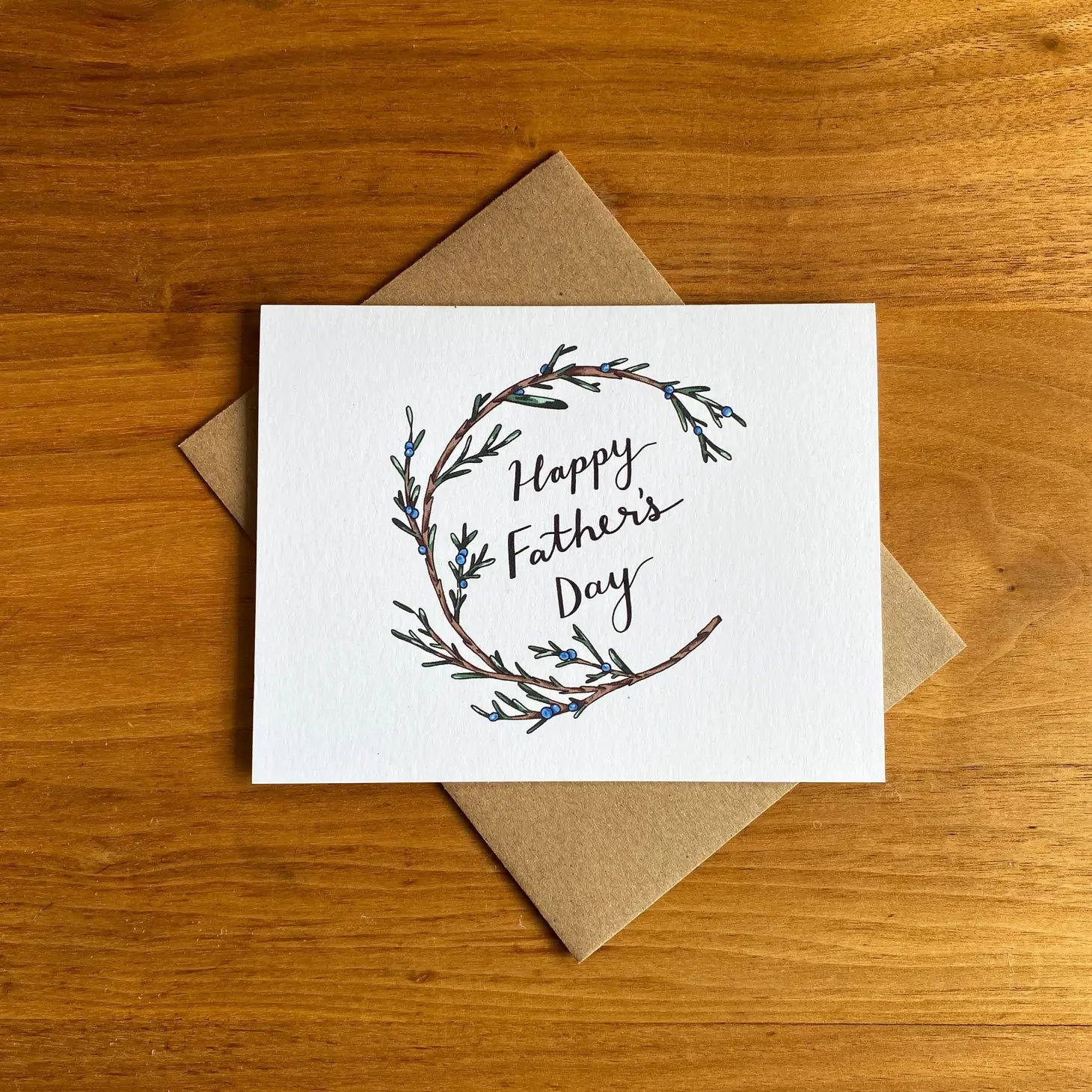 Father's Day Wreath Card