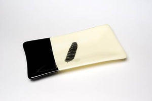 Feather Plate 5.25" x 9.75"
