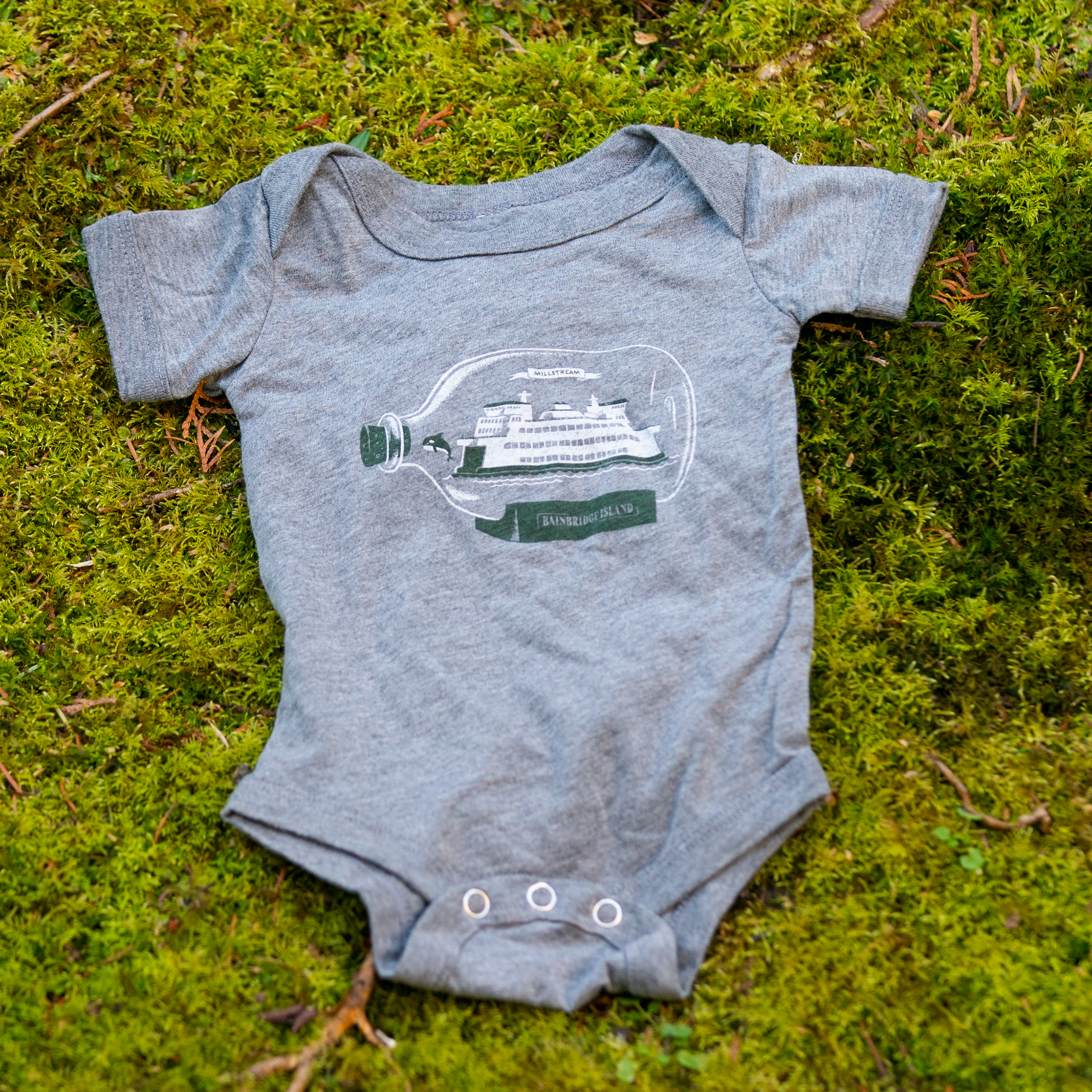 Ferry in a Bottle Onesie