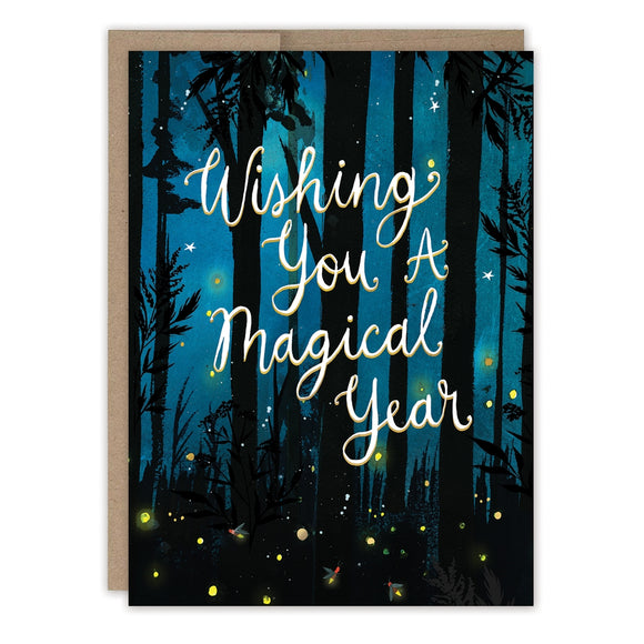 Firefly Wishes Birthday Card