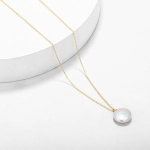 Floating Pearl Pendent Necklace