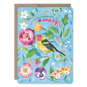 Floral Bird Card