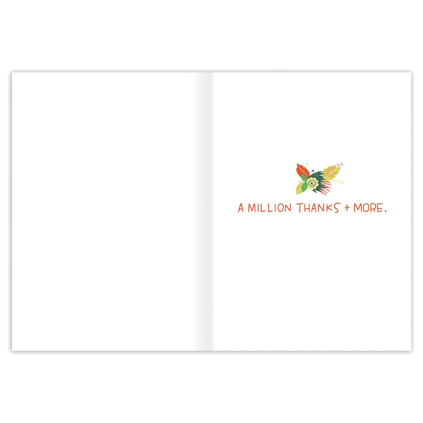 Floral Thank You Card