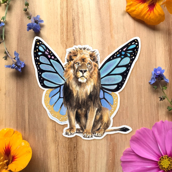 Flutter Lion Sticker