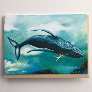 "Flying Whale" Single Card