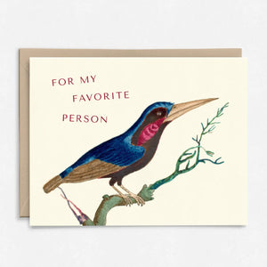 For My Favorite Person Card | Anniversary