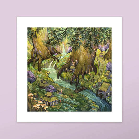 Dew Drop Forest- Fine Art Print