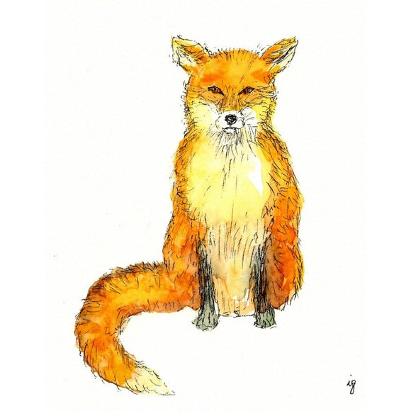 Fox Greeting Card