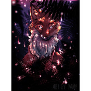 Fox Fire Art Print