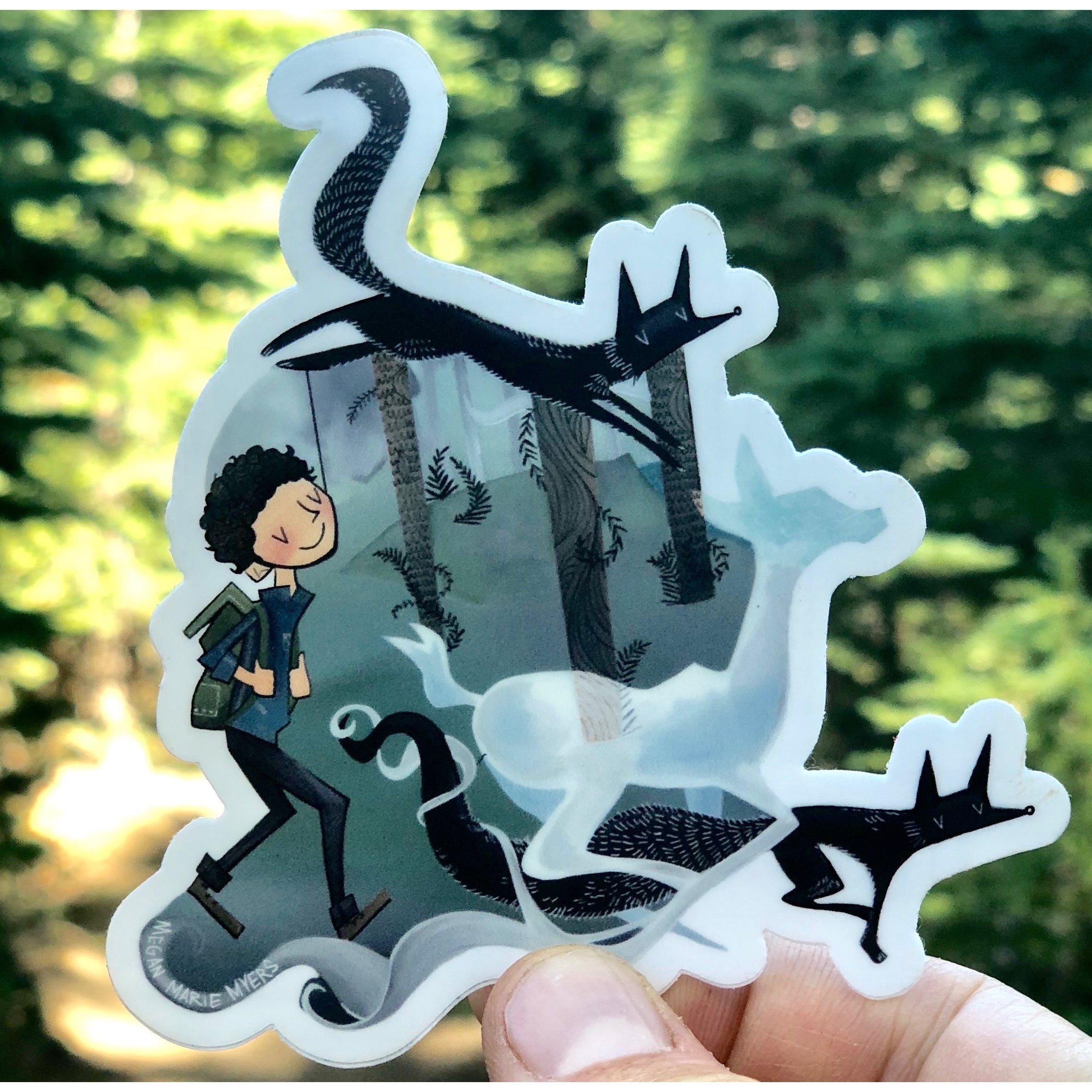 Ghosts of Wild Things (Sticker)