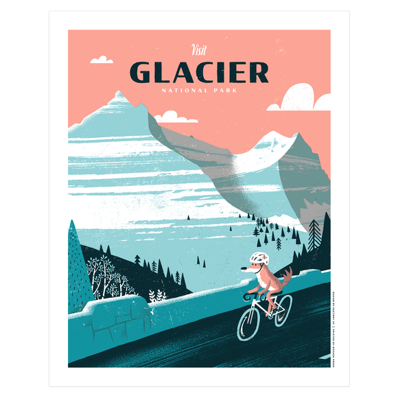 Glacier National Park Screen Print