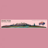 Grand Teton Miniscape Sticker