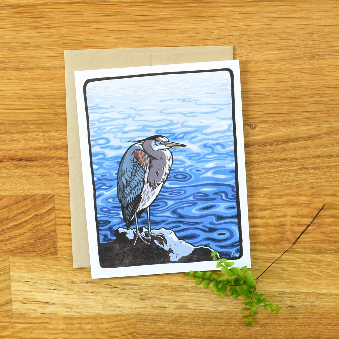 Great Blue Heron Greeting Card