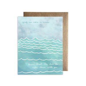 Grief Waves | Greeting Card