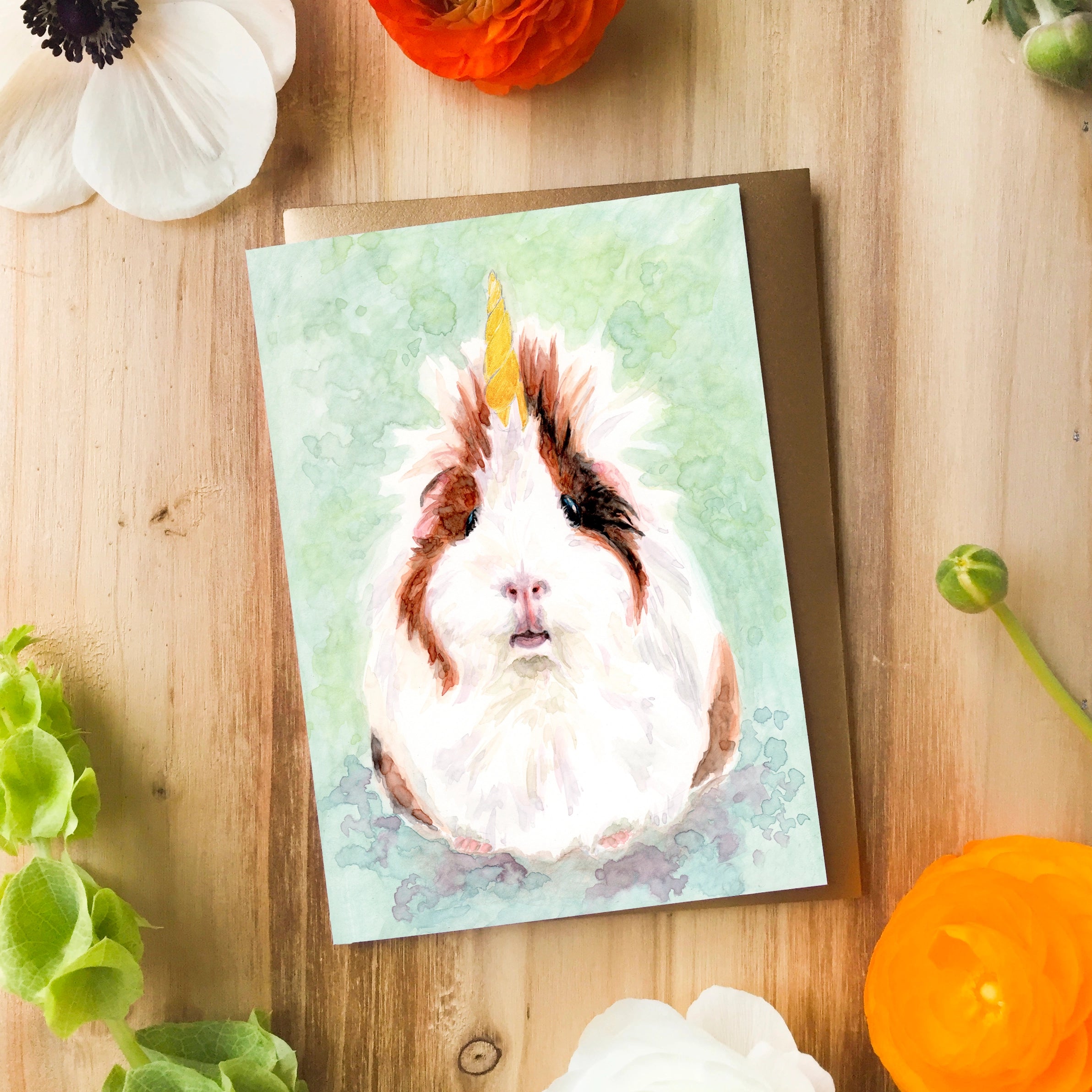 Guineacorn | Greeting Card